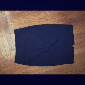 Zara Basic black pencil skirt for work